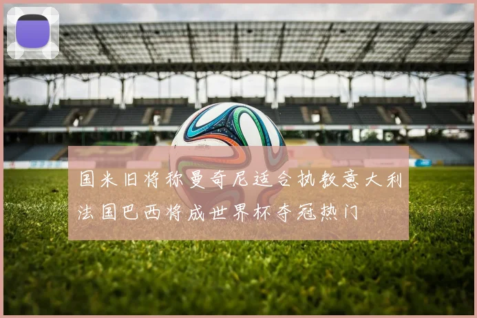 国米旧将称曼奇尼适合执教意大利法国巴西将成世界杯夺冠热门